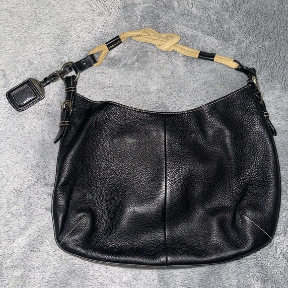 Authentic PRADA Vitello Daino Black Rope Knot Hobo - Picture 14 of 14